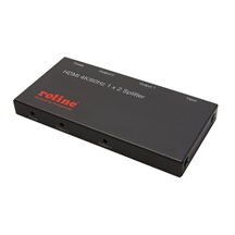 ROLINE Rozbočovač HDMI, 2 porty, nízký, 4K@60Hz