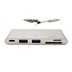 ROLINE Čtečka karet USB C(M) - MicroSD + SD/MMC, 2x USB3.0 A(F), USB C PD