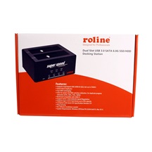 ROLINE Docking station USB 5Gbps (USB 3.0) pro 2,5'' / 3,5'' SATA HDD/SSD, duplikátor