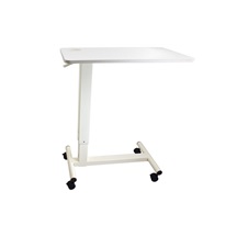 ROLINE Boční stolek s plynovou pružinou, výškově nastavitelný, bílý