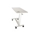 ROLINE Boční stolek s plynovou pružinou, výškově nastavitelný, bílý