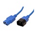 ROLINE Kabel síťový prodlužovací IEC320 C14 - IEC320 C13, 0,8m, modrý