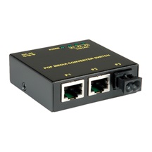 ROLINE Ethernet přepínač s konvertorem pro optické kabely POF, 2xTP, 1x POF