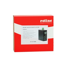 ROLINE Průmyslový Ethernet přepínač 10/100, 5 portů, na DIN lištu