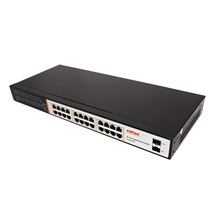 ROLINE Ethernet přepínač 1Gb 26 portů (24x RJ45 + 2x SFP)