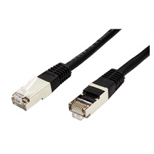 ROLINE S/FTP patchkabel kat. 5e, 3m, černý