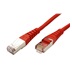 ROLINE S/FTP patchkabel kat. 5e, 5m, červený
