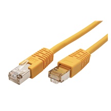 ROLINE S/FTP patchkabel kat. 5e, 5m, žlutý