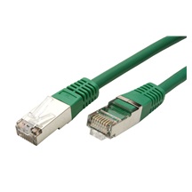 ROLINE S/FTP patchkabel kat. 5e, 5m, zelený