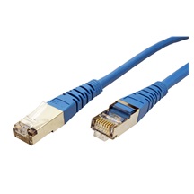 ROLINE S/FTP patchkabel kat. 5e, 0,5m, modrý