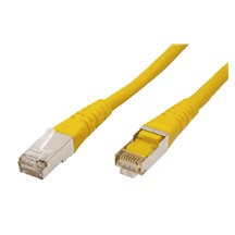 ROLINE S/FTP patchkabel kat. 6, 0,5m, žlutý