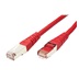 ROLINE S/FTP patchkabel kat. 6, 10m, červený