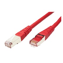 ROLINE S/FTP patchkabel kat. 6, 10m, červený