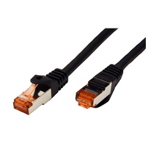 ROLINE S/FTP patchkabel kat. 6, Component Level, LSOH, 1,5m, černý