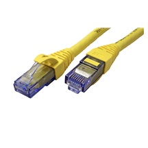 ROLINE UTP patchkabel kat. 6a, Component Level, 10m, LSOH, žlutý