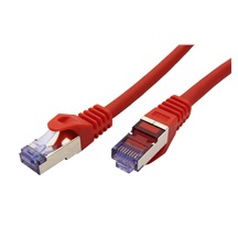 ROLINE S/FTP patchkabel kat. 6a, Component Level, 5m, LSOH, červený