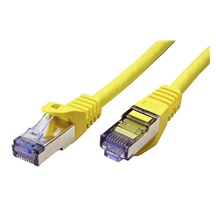 ROLINE S/FTP patchkabel kat. 6a, Component Level, 20m, LSOH, žlutý