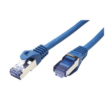 ROLINE S/FTP patchkabel kat. 6a, Component Level, 10m, LSOH, modrý