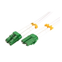 ROLINE Optický patchkabel LC/APC-LC/APC 9/125 (single mode), duplex, OS2, LSOH, armovaný, bílý, 2m