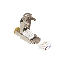 ROLINE Konektor RJ45 kat. 6a stíněný, na lanko / drát, montáž bez nástrojů