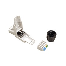 ROLINE Konektor RJ45 kat. 6a nestíněný, na drát, montáž bez nástrojů, bílý