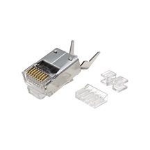 ROLINE Konektor RJ45 kat.6 stíněný, na lanko / drát, krátká verze, 10ks