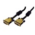 ROLINE GOLD DVI kabel, DVI-D(M) - DVI-D(M), dual link, s ferity, zlacené konektory, 10m