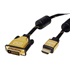 ROLINE GOLD DVI-HDMI kabel, DVI-D(M) - HDMI M, 1m