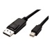 ROLINE GREEN DisplayPort kabel, DP(M) - miniDP(M), TPE, černý, 1m