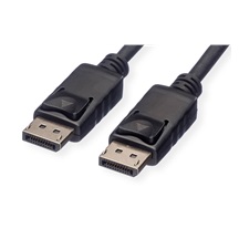 ROLINE GREEN DisplayPort kabel v.1.2 (HBR2, 4K@60Hz), DP(M) - DP(M), TPE, černý, 1m