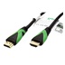 ROLINE GREEN Ultra High Speed HDMI kabel, 8K@60Hz, HDMI M - HDMI M, certifikovaný, TPE, černý, 2m