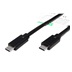 ROLINE GREEN USB 20Gbps (3.2 gen 2x2) kabel USB C(M) - USB C(M), PD 100W, TPE, černý, 1,5m