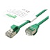 ROLINE GREEN U/FTP patchkabel kat. 6a, tenký, LSOH, 0,15m, zelený
