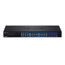 TRENDnet Ethernet přepínač 24x 1Gb + 4x 10Gb SFP+, web smart (TEG-30284)