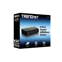 TRENDnet Ethernet přepínač 1Gb, 5 portů, plast, černý, GREENnet (TEG-S5g)