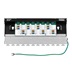 TRENDnet Patchpanel kat. 6a STP, 8 portů, černý, na stěnu (TC-P8C6AS)