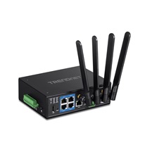 TRENDnet Průmyslový dvoupásmový router 1x WAN, 4x LAN, Wifi  867 + 300Mbps (TI-W100)