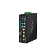 TRENDnet Průmyslový dvoupásmový router 1x WAN, 4x LAN POE+, Wifi  867 + 300Mbps (TI-WP100)