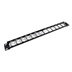 TRENDnet Patchpanel pro keystone 19", STP, 24 portů, neosazený, černý (TC-KP24SA)