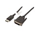 Value DisplayPort - DVI kabel, DP(M) -> DVI-D(M), 1920x1200@60Hz, 5m