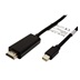Value DisplayPort - HDMI kabel, miniDP(M) -> HDMI M, 4K@30Hz, 1m