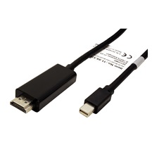 Value DisplayPort - HDMI kabel, miniDP(M) -> HDMI M, 4K@30Hz, 2m