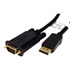 Value Kabel DisplayPort - VGA, DP(M) -> MD15HD, 1m, černý