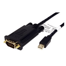 Value Kabel DisplayPort - VGA, miniDP(M) -> MD15HD, 1m, černý