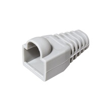 Value Krytka konektoru RJ45 na kulatý kabel, s ochranou západky, 10ks, šedá