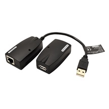 Value Prodlužovací adaptér USB 2.0 přes RJ45