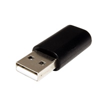 Value USB redukce USB A(M) - USB C(F),  černá