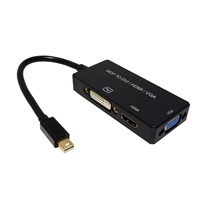 Value Konvertor miniDP(M) -> HDMI(F) / DVI(F) / VGA(F), 4K@30Hz