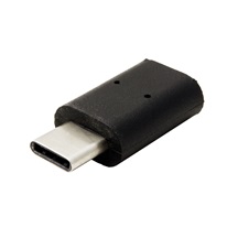 Value USB redukce microUSB B(F) - C(M), černá