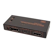 Value Přepínač HDMI / miniDP / DP -> HDMI, 3:1